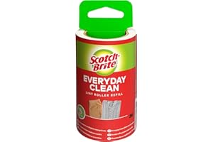 Scotch-Brite Everyday Clean Ersatz-Fusselrolle, 56 Blatt - Fusselbürste mit hoher Klebekraft für Polster und Tierhaare