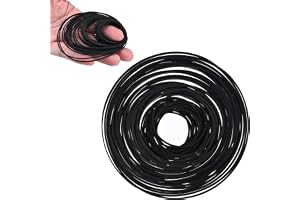 50 st gummibälten för reparation av kassettspelare, underhållstejpmaskin, gummibä , utbytesband, 40–135 mm blandade platta kassettbälten för DVD CD LD VCR-enheter, 1 mm bredd
