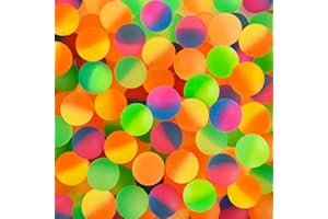 PIROO 100 Flummies für Kinder Flummi Flummis 25mm, Give aways Mitgebsel Kindergeburtstag 5 6 7 8 9 10 Jahre Pinata Schultüte Füllung Geburtstag Gastgeschenke Jungen Gummiball klein Halloween Adventskalender