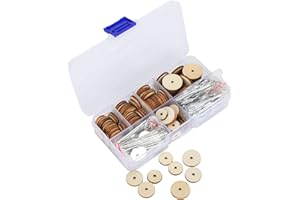 KIMISS Giunti per bambole mobili, set per creare orsacchiotti di peluche - 50 set di giunti per bambole con scatola portaoggetti - perfetti per progetti di bricolage fai da te