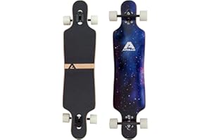 Apollo Longboard Special Edition tavola Completa, con Cuscinetti a Sfera ABEC High Speed, Drop-Through Freeride Skating Cruiser Boards