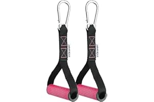 KYLIN SPORT 2 PCS de Poignées de Résistance Poignée de Tirage Musculation Accessoire pour Machine Smith Bande de Résistance Multi Station
