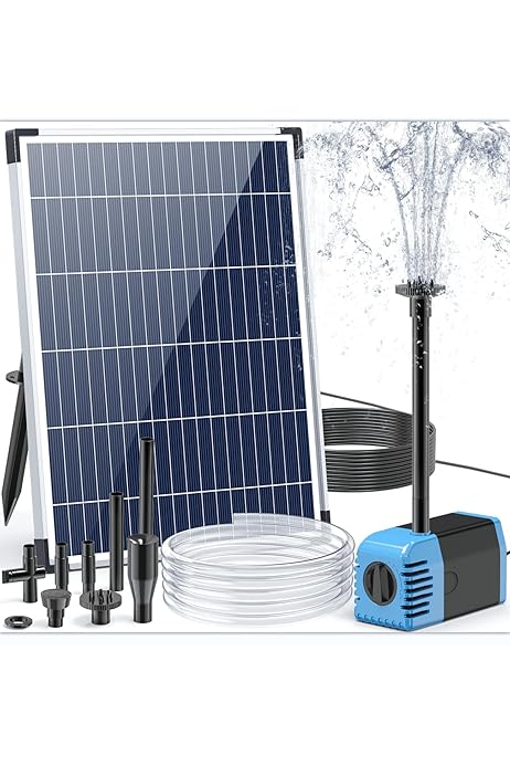 Bomba Agua Con Panel Solar Bomba De Agua Solar 12V Para Estanques