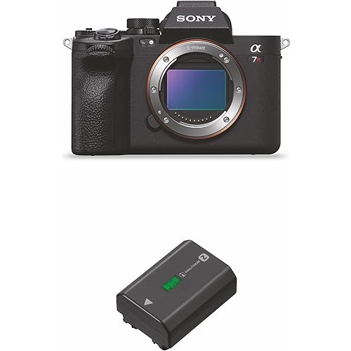 Sony Alpha ILCE-7RM5 Full-Frame High Resolution 61 MP Camera | Artificial Intelligence for Human Pose Estimation | Real-time AF | Movie Recording 8K 24p   Rechargeable Battery (NP-FZ100)