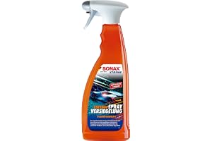 SONAX XTREME Keramisk spraytätning (750 ml) täcker lacken med en skyddande barriär, skyddar mot smuts och insekter. DIE Bilkeramikförsegling dåligtvis, transparent, artikelnr. 02574000