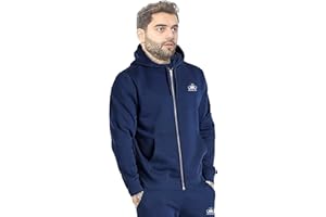 INSPIRE KING Men's Tracksuit Set 2 Piece Zip Hoodie & Joggers – Fleece Sweatshirt & Sweatpants Full Set for Casual, Gym & Travel Essential