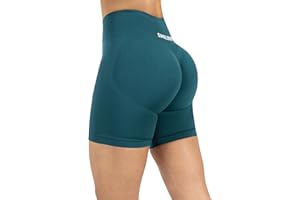 SMILODOX Shorts Damen Nomeli Scrunch, Kurze Seamless Sportshorts Shaped Fit, Booty Scrunch & Kontur-Design, Radlerhose elastisch & bequem, ideal für Training, Freizeit, Gym, Workout & Alltag