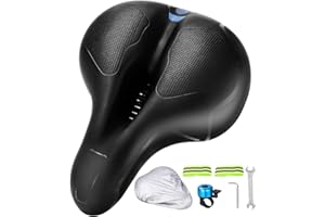 SinLaw Sillin Bicicleta,Sillín de Bicicleta Gel,Sillín de Bicicleta Impermeable y Transpirable