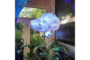 Walaka luggage 💗Walaka💗Moderne Nuage Lampe Suspensions Lustre Plafonniers en Coton Abat-jour Eclairage de Plafond pour Café Couloir Salle à Manger Salon Fille Chambres D'enfants (Blanc)