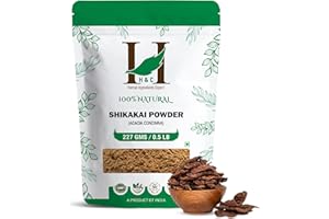 H&C HERBAL INGREDIENTS EXPERT H&C 100% natürliches Shikakai (Akazie Concinna) Pulver – 227 g