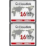 Cloudisk Compact Flash CF Memory Card Performance For Vintage Digital Camera (2X16GB)