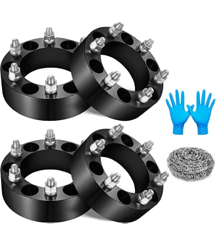 LAA 2 Inch Hub Centric Wheel Spacers 6x5.5 – 6061 Aluminum, 106mm Bore, 2Pc For Toyota Tacoma 4Runner FJ