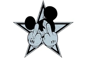 GamesMonkey® - Naklejka Kask Motocyklowy Przenośny Samochód Walizka Garaż – Mysz Retro – Zewnętrzny Wykryty Polerowany Winyl HD - Made in Italy – art. 1001 (D0002, 8x9 CM)