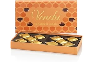 Venchi - Scatola regalo con Marrons Glacès, 200 g - Idea Regalo Natale