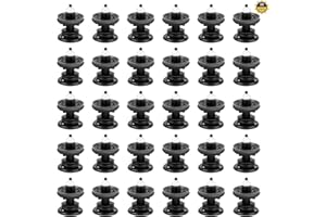 LULUDA 30 PCS Car Interior Door Card Trim Clips Car Panel Mounting Trim Clips Durable Plastic Bumper Fastener Clips For Car Boots Interior Doors Trim Panels(Black)