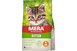 MERA Cats Kitten kurczak (2 kg), sucha karma dla dorastających kotów, bez zbóż i zrównoważona, sucha karma o dużej zawartości mięsa