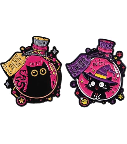 Lot De 7 Broches Pin Émail Chat - Épingles Amusantes Alphabet Chat Pour Vêtements, Sacs Et Vestes