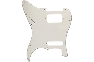 XINMAISUJIAO Battipenna per chitarra personalizzata per Fender US 11 foro a vite HS Style (3 strati bianco)
