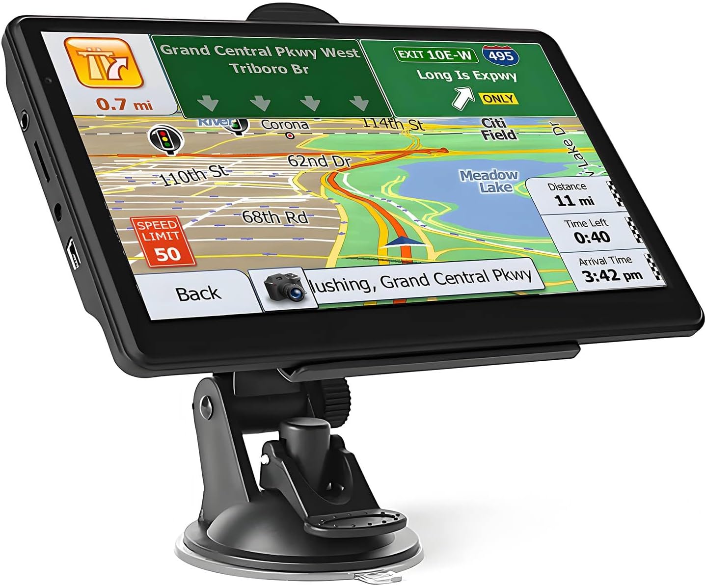 Sat Nav for Cars and Trucks UK 2025, 7 Inch HD Touchscreen Truck SatNav with Free Lifetime Maps Update, Offline GPS Navigation for HGV, Lorry, Van, 3D/2D Navigation, Multi-Language Support