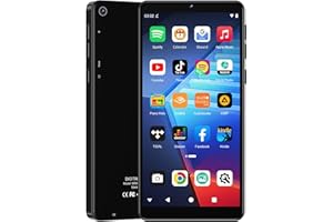 DIOFOX Lettore MP3 Spotify da 5,5 pollici con Bluetooth e Wi-Fi, Lettore Musicale Touchscreen da 80 GB con Fotocamera, Lettore Mp4 con Amazon Music, Audible, Deezer, Lettore Musicale Walkman Digitale