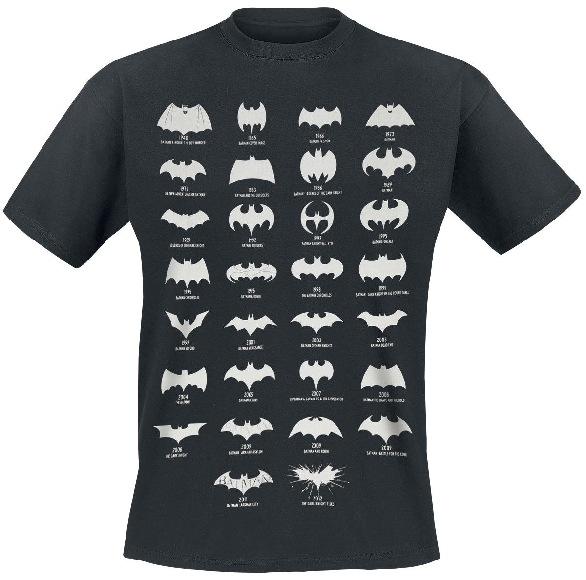 Batman-Herren-T-Shirt-All-Logo