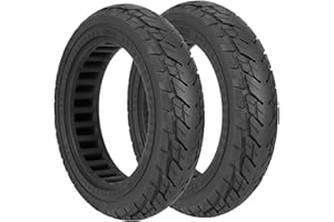 ‎PRODROCAM 250 x 54 Vollreifen für Xiaomi Mi4 Lite/Pro Elektroroller, 10 x 2.125 Vollgummireifen für Ninebot F20 F25 F30 F40 Scooter, 10 Zoll Solide Reifen Vorne/Hinten Roller Ersatzreifen (Schwarz-2 Pcs)