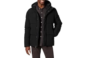 Amazon Essentials Mężczyźni Poliester z recyklingu średniej długości bluza z kapturem (dostępna w dużych i wysokich)