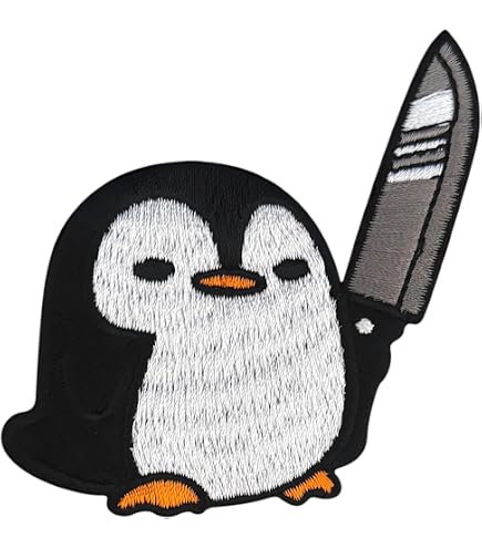Urbanski Patch Canard avec Couteau Duck You à thermocoller sur 9 x 9 cm | Écusson Thermocollant, Transferts Thermocollant, Appliqués à coudre