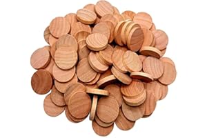 Limeow Dischetti Legno Dischetti Legno Grezzo Fette Legno Dischetti Legno Grezzo DIY Trucioli di legno Registro di Legno fette di Dischi 50 pezzi per Fai da Te Creativo Artigianato e Decorazioni