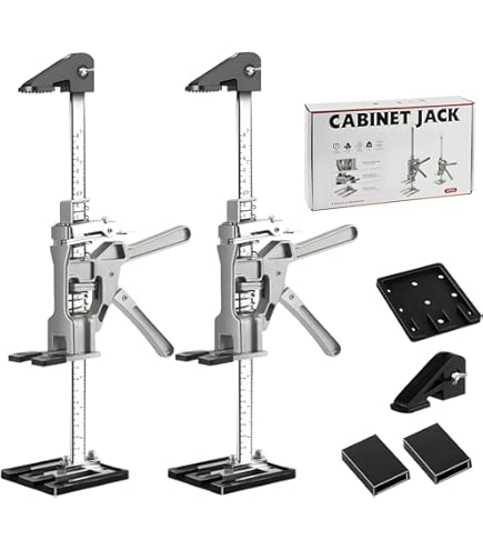 Hefgereedschap, Hefgereedschap, Werkbesparende Hefboom 2 Stuks 38 Cm Telescopische Steunen Hoogteregelaar Met Schaal Tot 60 80 Kg Voor De Installatie Van Kasten Deuren En Houten Panelen