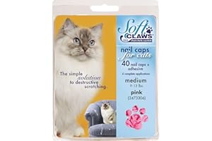 SOFT CLAWS SOFTCLAWS® Krallenschutzes für Katzen -mittelgroß,-Rosa
