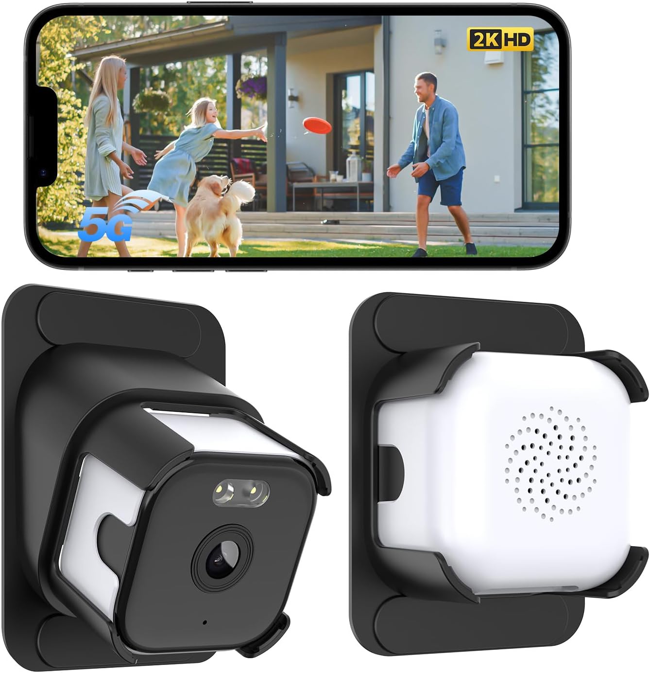 Apexxus Window Camera 3MP 2K - Indoor Security Camera for Looking Outside, 2.4GHz & 5GHz WiFi Window Security Camera,ChroMax AI Color Night Vision,24/7 Recording,Motion Detection(1 pack)