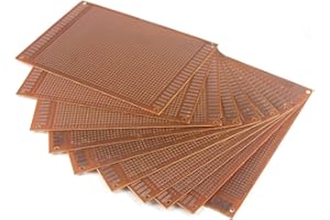 Switian 10 Pcs Universal PCB Prototype Board Kit for DIY Soldering, 10cmx15cm
