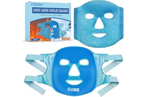 LureLuxe Maschera Di Ghiaccio,Maschera Viso e Occhi Rinfrescante,Maschera occhi gel riutilizzabile per il viso Alleviare Lo Stress per le donne uomo