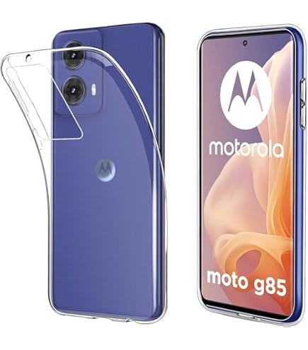 Custodia Moto G85 Floreale Custodia Motorola Moto G85 XINYEXIN - Trasparente Con Fiori, TPU Morbido Cover Antiurto TPU Motivo Floreale - Foto 3