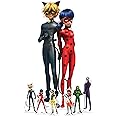 Star Cutouts SP016 Miraculous Party Pack Cardboard Cut Out Height 135cm Miraculous: Tales of Ladybug & Cat Noir