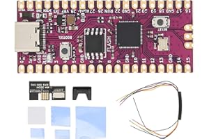 ANNADUE pour Pico Board RP2040 Dual Core 264KB Arm Cortex M0+ Carte Microcontrôleur Flexible avec Adaptateur SD2SP2 SDLoad SDL pour NGC (Le Noir)