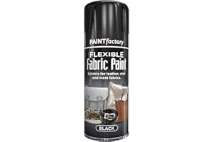 Paint Factory Fabric and Vinyl Paint Black, 200 ml