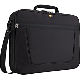 Case Logic Polyester Basic Slim Briefcase for 15.6-Inch Laptop - Black