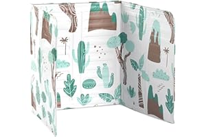 HpLive Stove Splatter Guard，Anti Splatter Shield Guard Folding Kitchen Cooking Oil Splash Screen Cover For Frying Pan Wall Hob Grease(B)