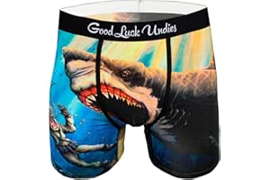 GOOD LUCK SOCK Good Luck Undies Herren Boxershorts Shark Attack