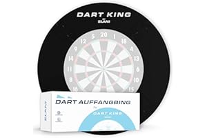 ‎ELANI ELANI – Schutzring Dart Surround inkl. Abwurflinie für alle Scheiben- optimaler Schutz von Wand, Dartpfeil und Flight – Dartboard surround Dartscheibe Schutzring–Wandschutz Dartscheibe, Dart catchring