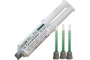 Ber-Fix 30 Min Epoxidharz Kleber – Ideales 2K-Set für Hobby & Modellbau – Inklusive 3 Mischdüsen