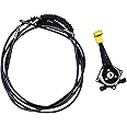 ALL PARTS SOURCE Allpartssource Throttle Cable Assembly with Lever Suitable for JCB Machine