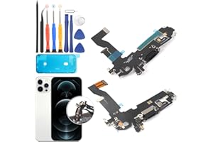 RongZy Ladebuchse Kompatibel mit iPhone 12/12 PRO USB Dock Connector für iPhone 12/12 PRO Flexkabel Ladeport Ladebuchse Ersatz