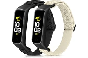 Vodtian Elastyczna bransoletka kompatybilna z Samsung Galaxy Fit 2, dla kobiet i mężczyzn, regulowana bransoletka zastępcza, nylonowy pasek do zegarka Galaxy Fit 2