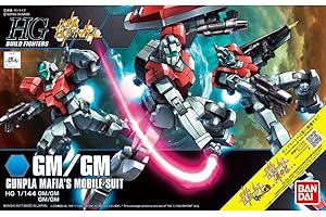 BANDAI SPIRITS Bandai Model Kit Gundam Build Fighters - Kit de modelo, HG 1/144 - GM/GM