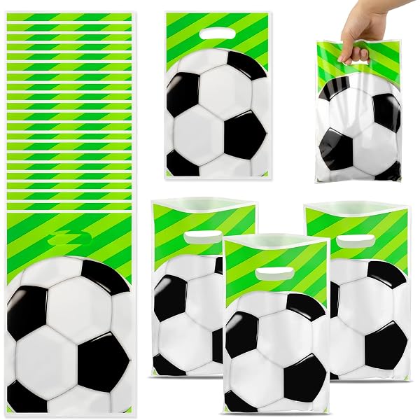 Lot De 10 Bracelets De Football Pour Enfants - Bracelets Tissés Réglables, Cadeau Sportif