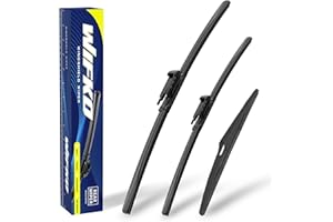 ‎WIFKO Wifko Windscreen Wipers Compatible with Hyundai i20 2021-2025, Front and Rear Wiper Blades Set, Windscreen Wiper and Rear Windscreen Wiper, Car Windscreen Wiper Accessories