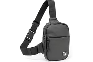 Giovici Sling Bag for Men and Women Cross Body Chest Small Man Bag Anti-Theft Water Resistant Ideal for Running Workout Hiking Cycling & Travelling